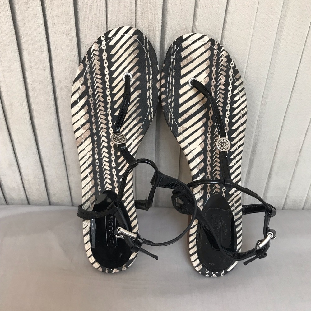 Coach flat sandals